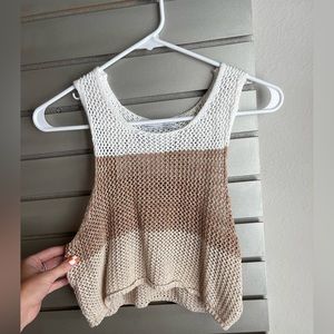 Tri-colored tank top